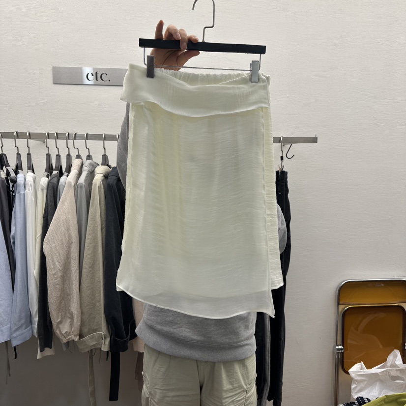 MOANA韓國代購女裝新款推薦真品職業時尚人氣半身裙中短裙MOANA半身裙/中短裙圖色1