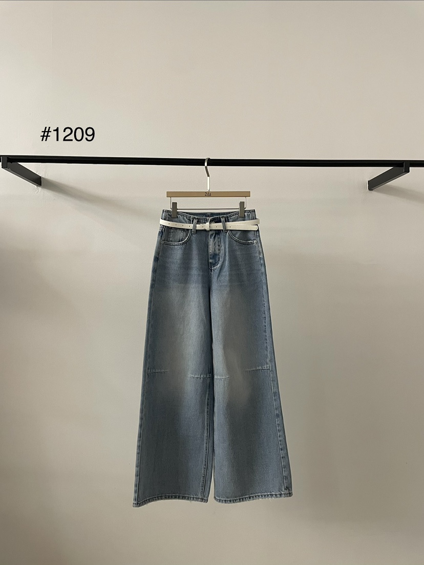 2DA/DARIMI-P東大門代購女裝新款推薦人氣牛仔褲不含腰帶2DA/DARIMI-P牛仔褲圖色1