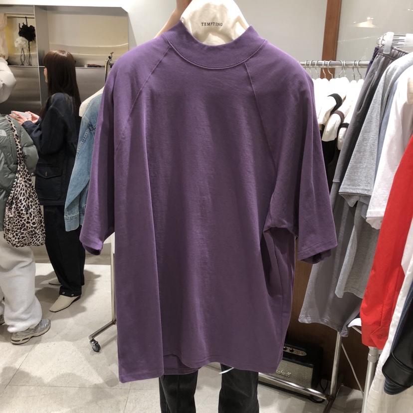 TEMPTING東大門實拍女裝新款熱賣真品職業26春夏時尚T恤羅紋TEMPTINGT恤圖色3