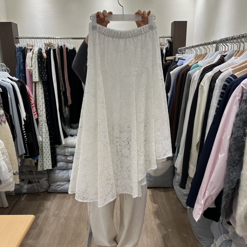 HANSUNGHYUN東大門直郵女裝新品休閑真品人氣推薦長裙蕾絲HANSUNGHYUN長裙