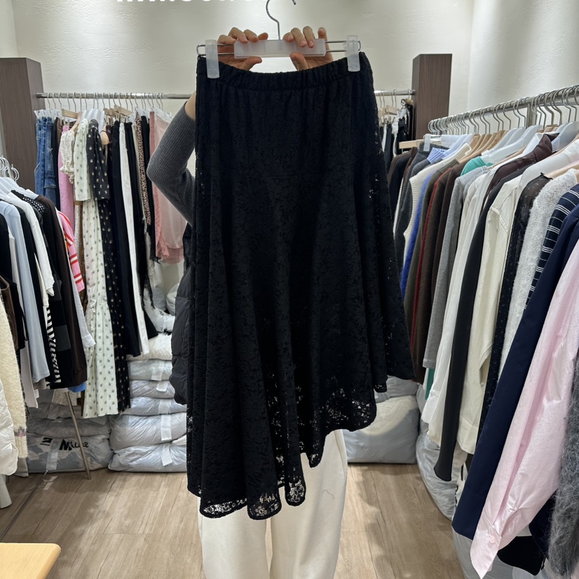 HANSUNGHYUN東大門直郵女裝新品休閑真品人氣推薦長裙蕾絲HANSUNGHYUN長裙圖色2