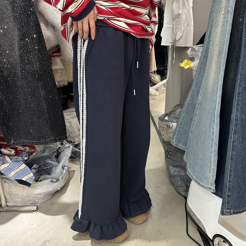 MOMAZU東大門直郵女裝新款26春夏時尚真品職業人氣休閑褲MOMAZU休閑褲圖色1深藍色