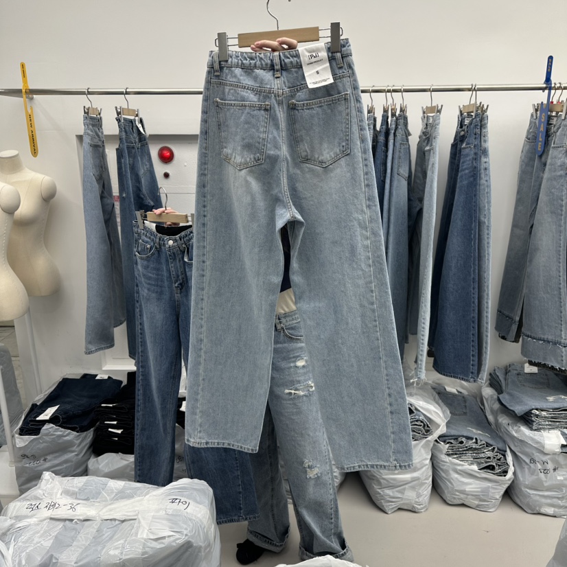 PAI東大門實拍女裝新款休閑人氣真品26春夏推薦時尚牛仔褲[PΛi]_PAi牛仔褲