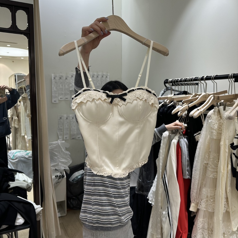 THEMORYPARK韓國代購女士新款26春夏真品職業人氣吊帶背心THE MORY PARK吊帶/背心圖色1