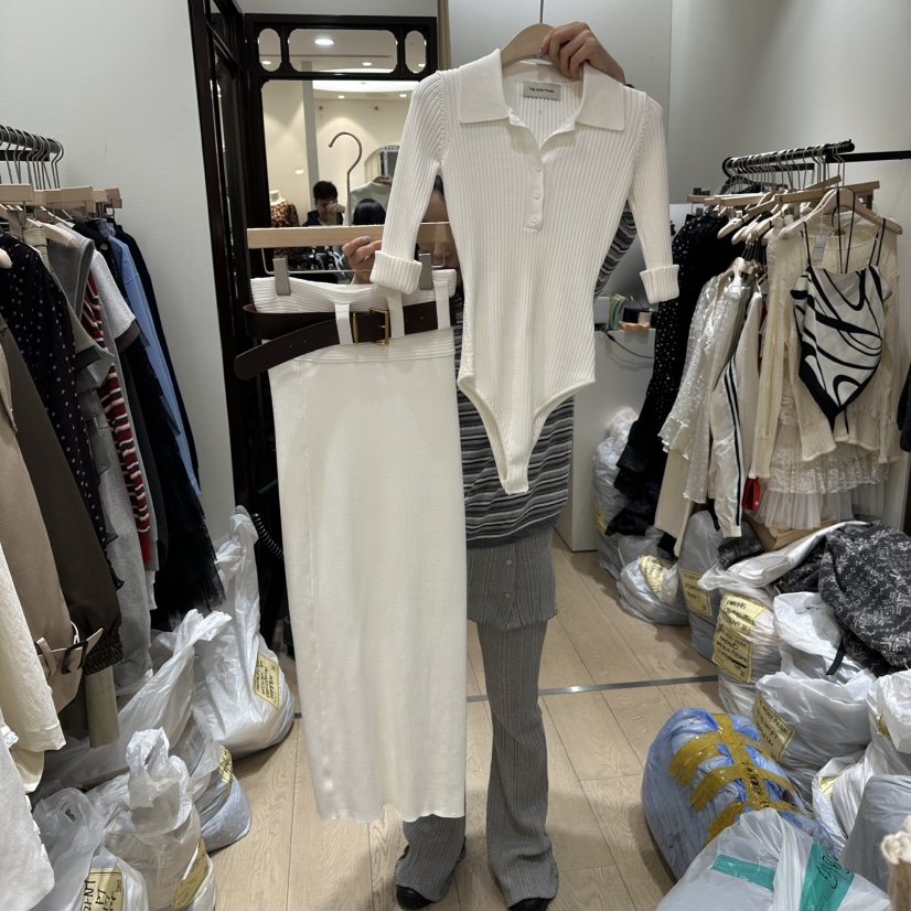 THEMORYPARK東大門實拍女裝新款職業人氣推薦套裝不含腰帶THE MORY PARK套裝圖色1