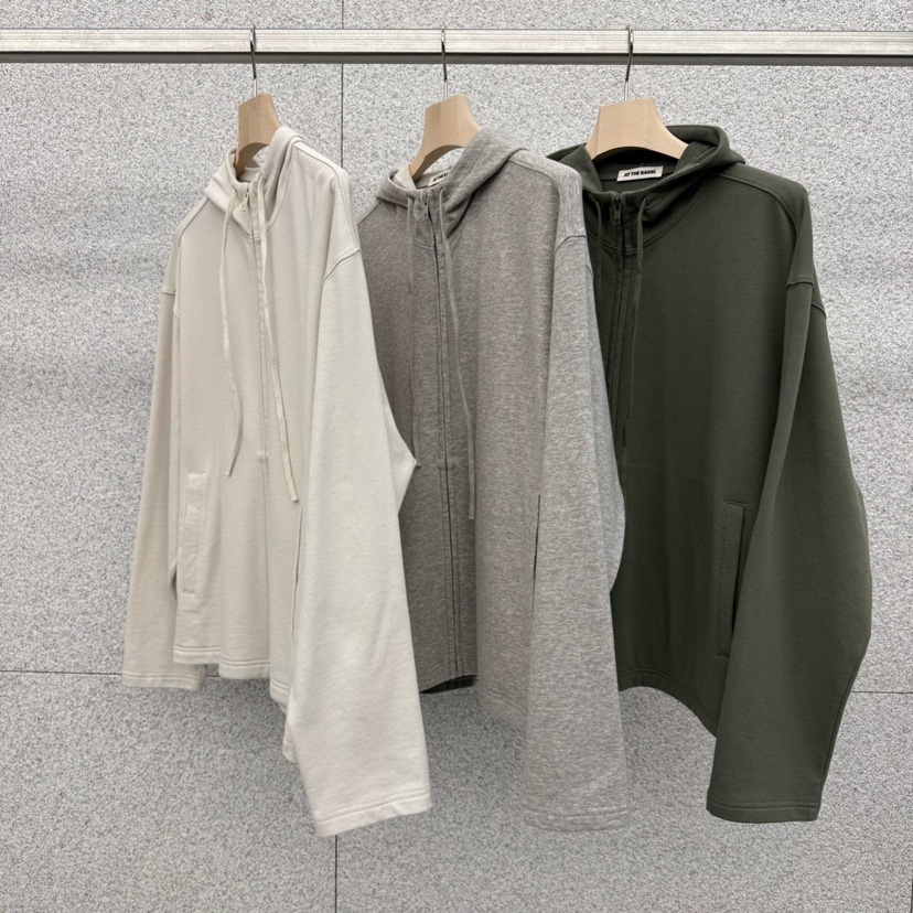 AT THE BAGEL東大門直郵女裝新款職業真品時尚衛衣拉鏈AT THE BAGEL衛衣