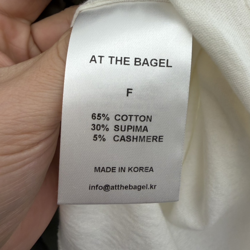 AT THE BAGEL東大門直郵女裝新品26春夏真品時尚長袖T恤AT THE BAGEL長袖T恤