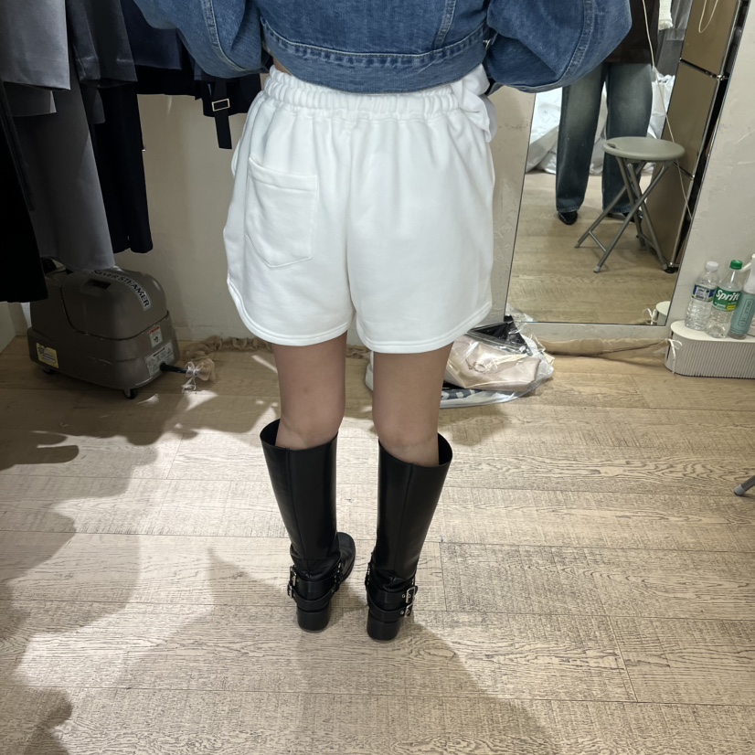 W AND J韓國直郵女士新款休閑真品推薦職業人氣時尚短褲W AND J短褲