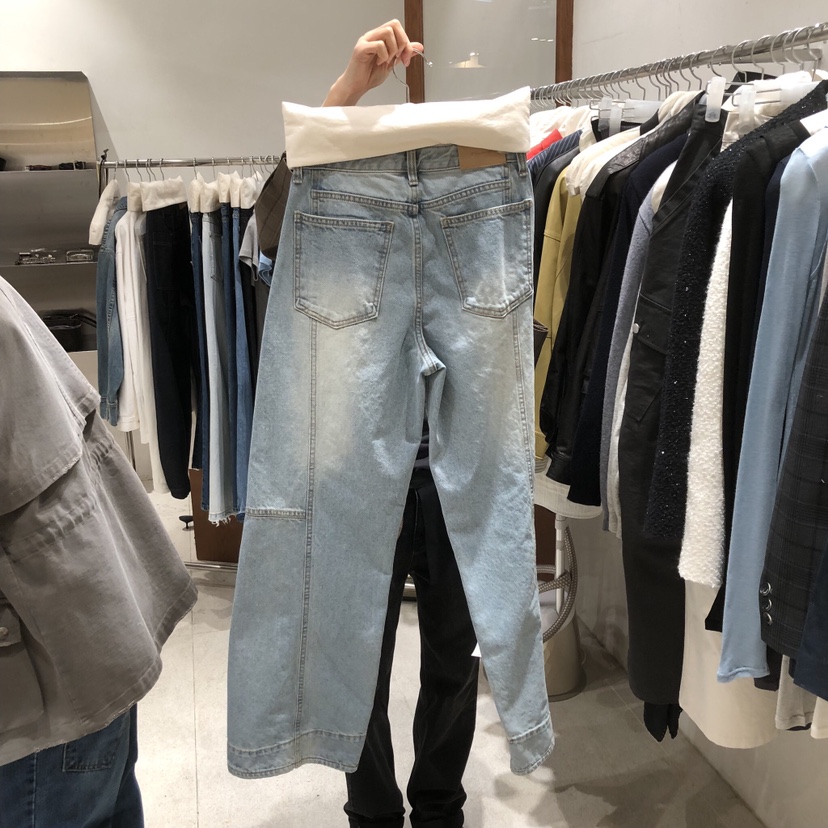 TEMPTING韓國代購女士新款休閑職業熱賣真品人氣26春夏牛仔褲TEMPTING牛仔褲