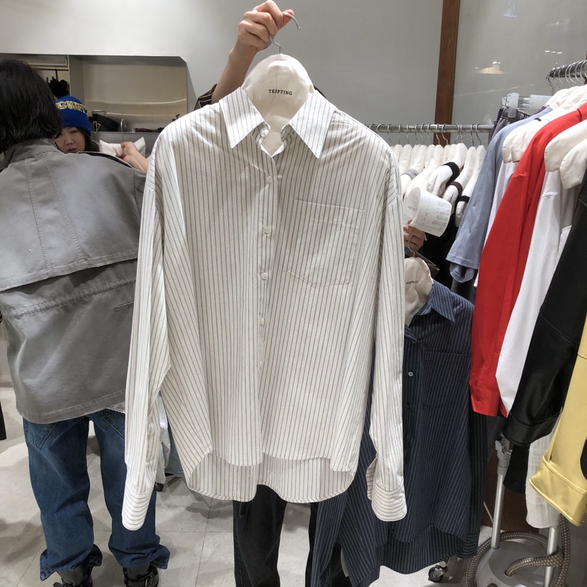 TEMPTING東大門實拍女裝新款真品時尚26春夏襯衫蕾絲衫柔軟TEMPTING襯衫/蕾絲衫圖色1