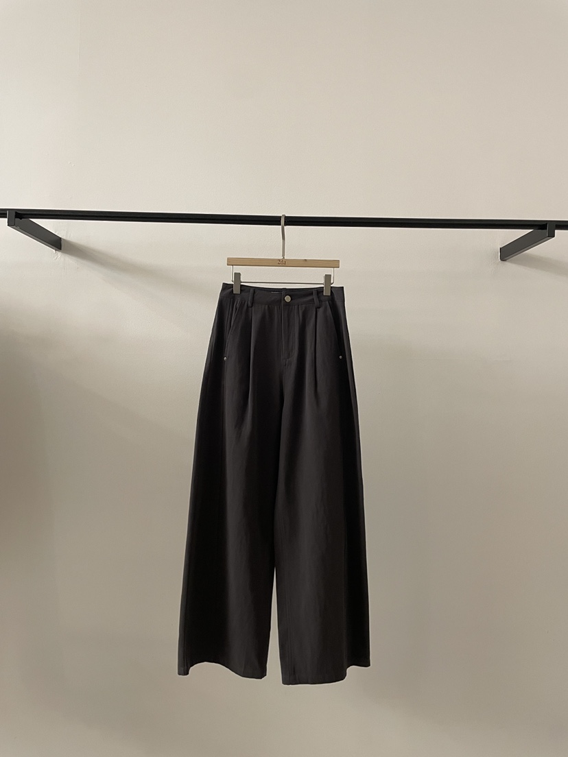 2DA/DARIMI-P韓國代購女士新款熱賣休閑26春夏真品休閑褲2DA/DARIMI-P休閑褲圖色3墨色