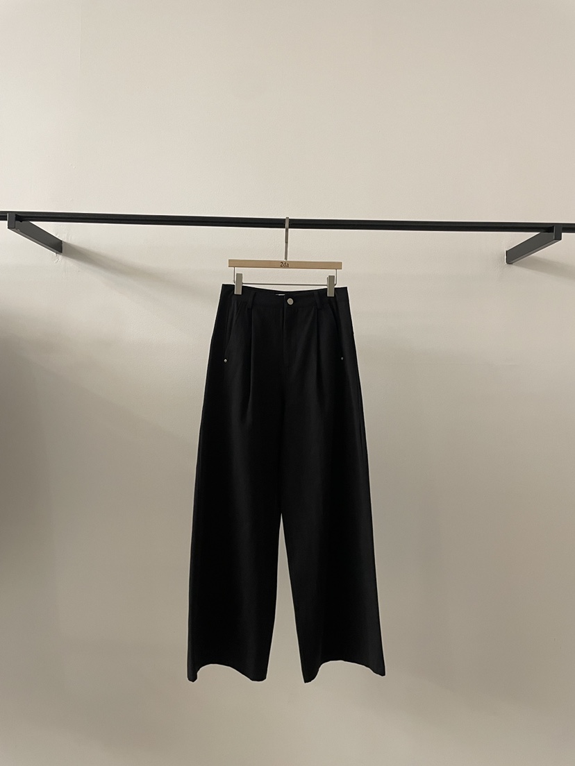 2DA/DARIMI-P韓國代購女士新款熱賣休閑26春夏真品休閑褲2DA/DARIMI-P休閑褲圖色4黑色