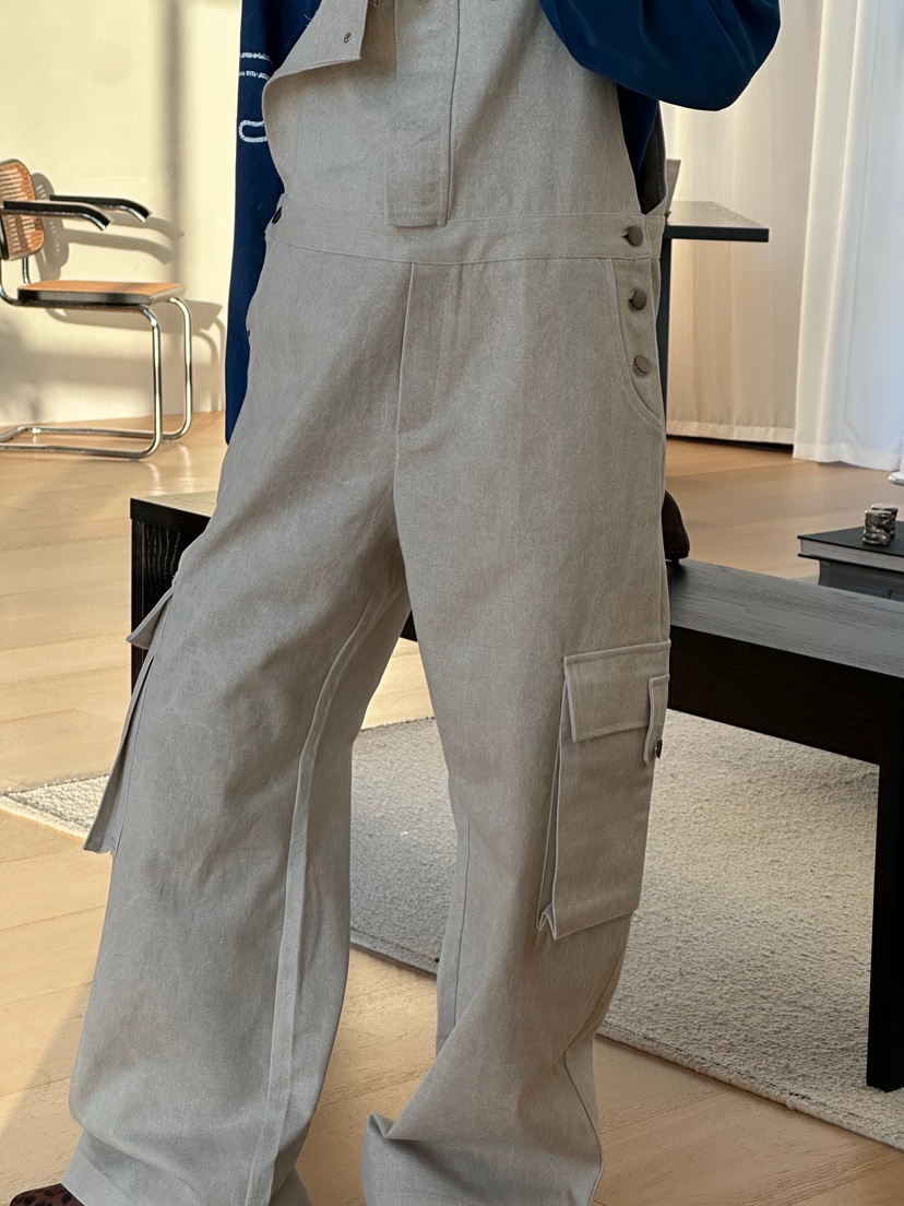 ZEROZERO東大門代購女裝新品時尚休閑人氣背帶褲工裝復古ZEROZERO背帶褲