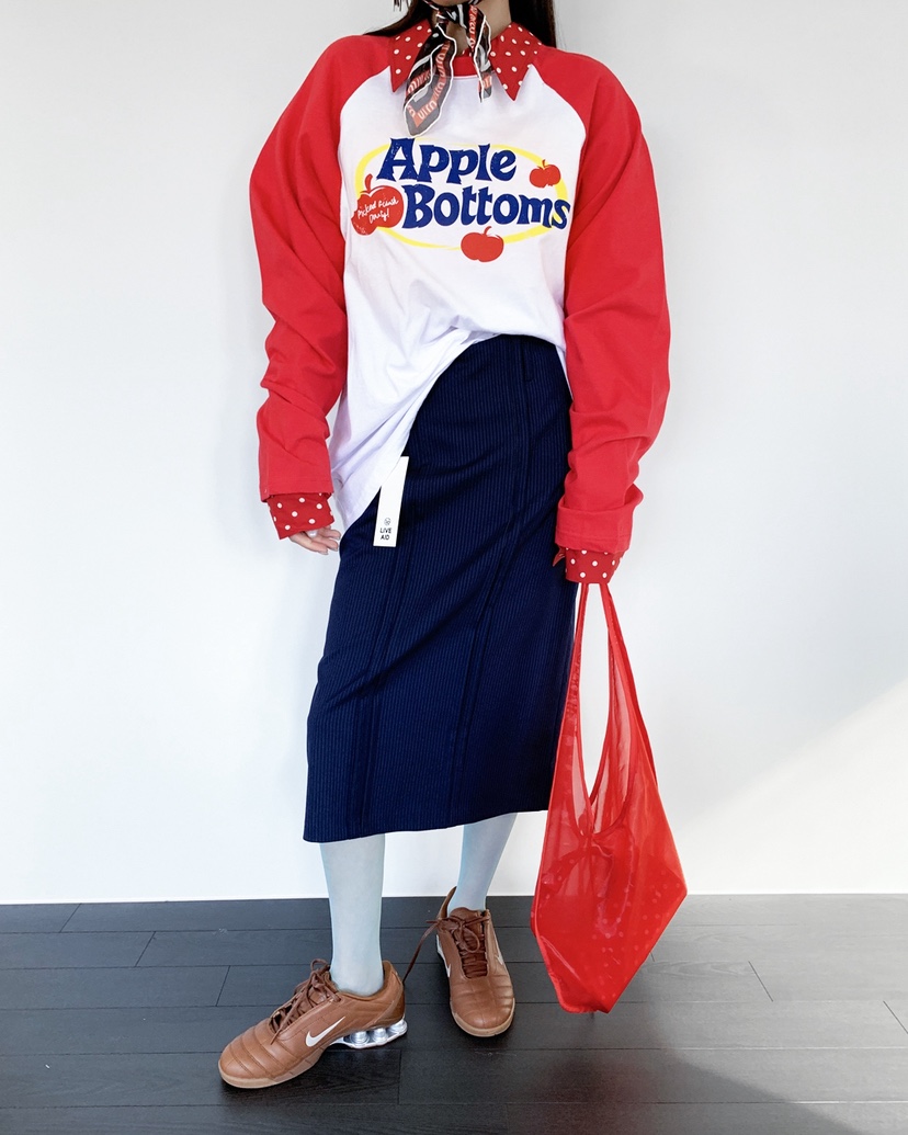 LIVE AID-P韓國代購女裝新款人氣26春夏時尚休閑長袖T恤LIVE AID-P長袖T恤