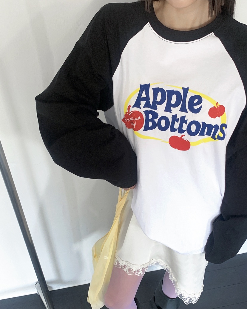 LIVE AID-P韓國代購女裝新款人氣26春夏時尚休閑長袖T恤LIVE AID-P長袖T恤