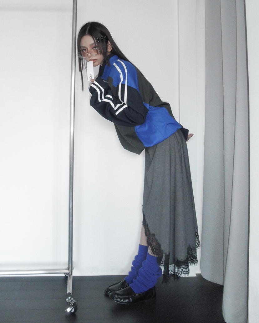 LIVE AID-P韓國代購女裝新款推薦真品職業半身裙中短裙LIVE AID-P半身裙/中短裙