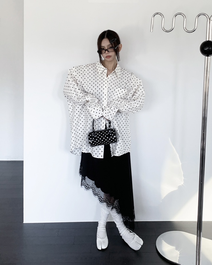 LIVE AID-P韓國代購女裝新款推薦真品職業半身裙中短裙LIVE AID-P半身裙/中短裙