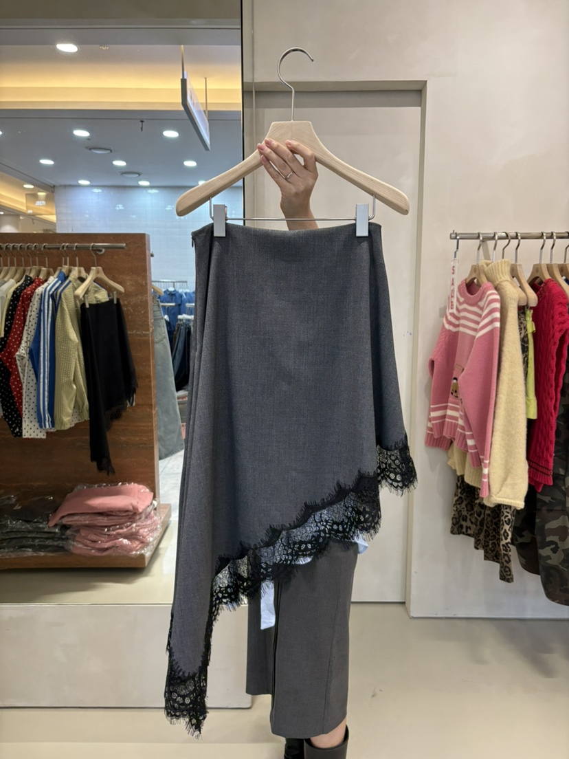 LIVE AID-P韓國代購女裝新款推薦真品職業半身裙中短裙LIVE AID-P半身裙/中短裙