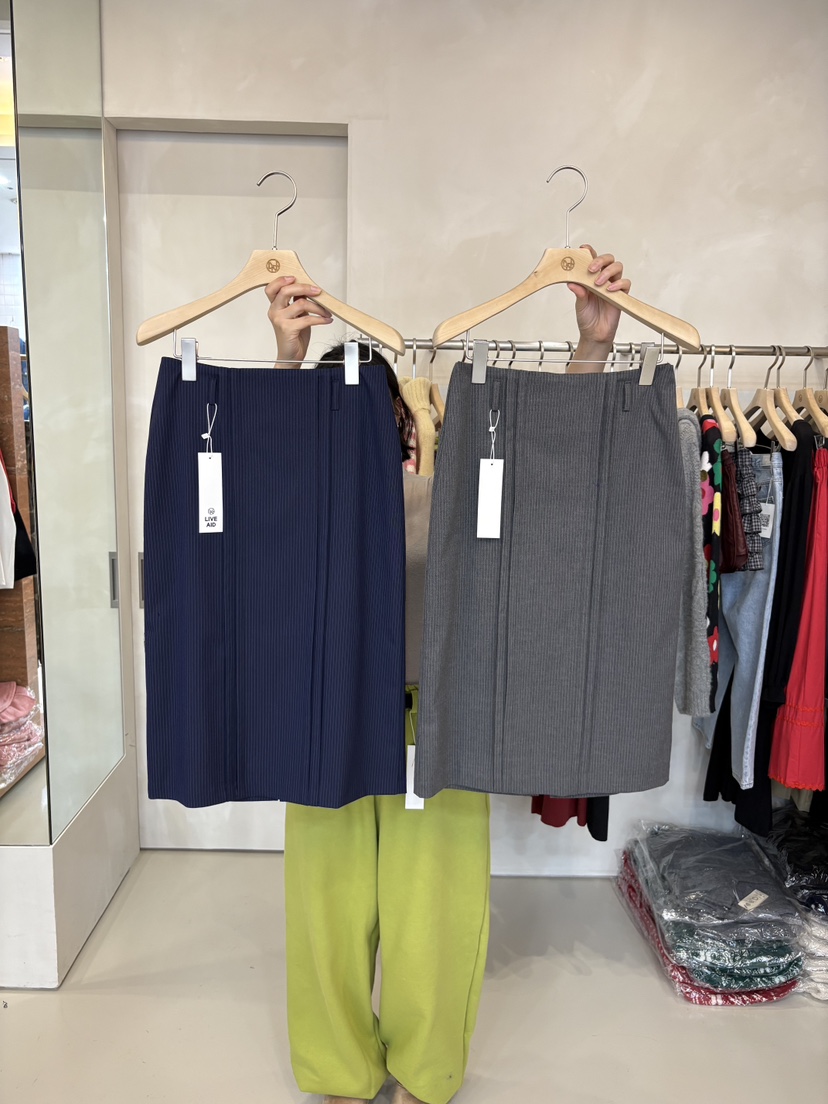 LIVE AID-P東大門實拍女士新品熱賣26春夏半身裙中短裙LIVE AID-P半身裙/中短裙