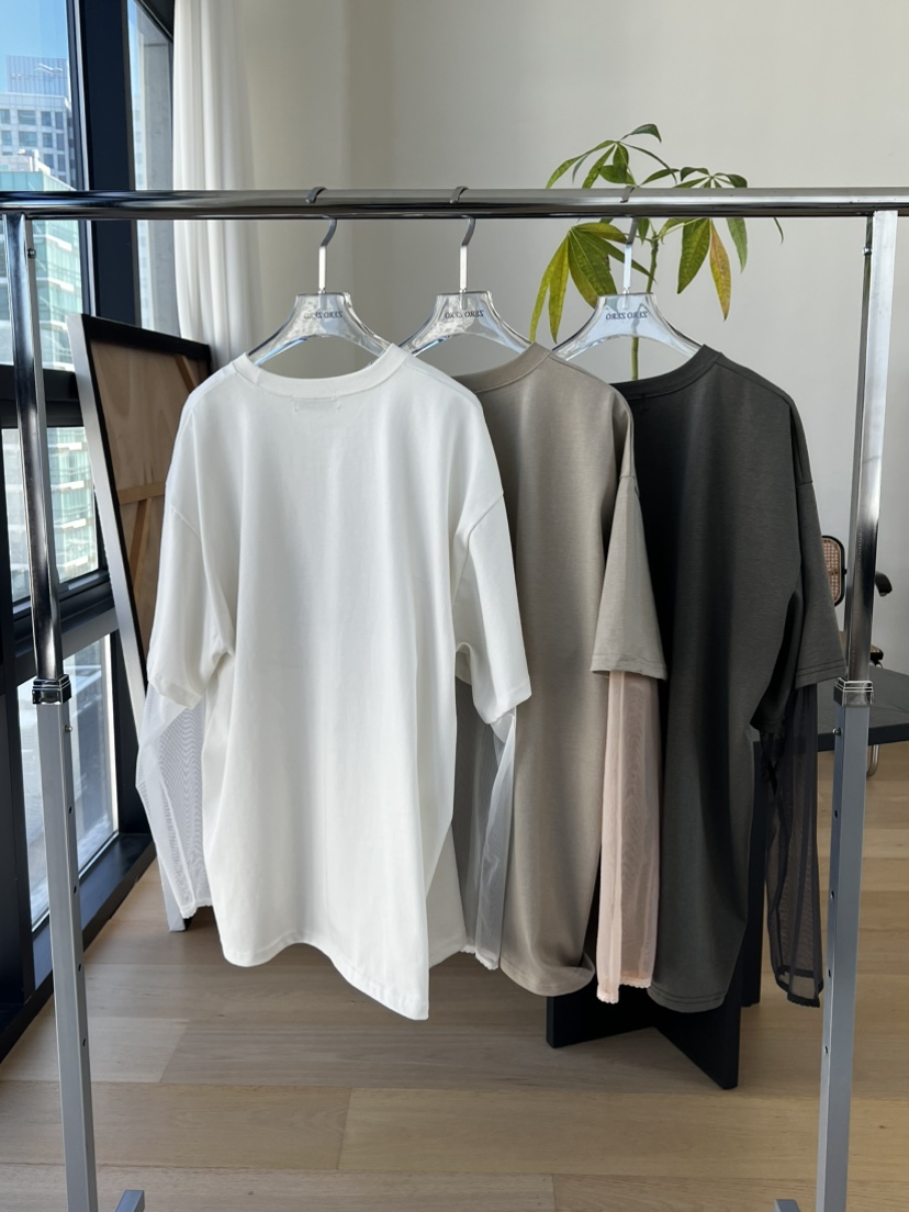 ZEROZERO東大門代購女裝新品時尚職業休閑推薦長袖T恤透視ZEROZERO長袖T恤