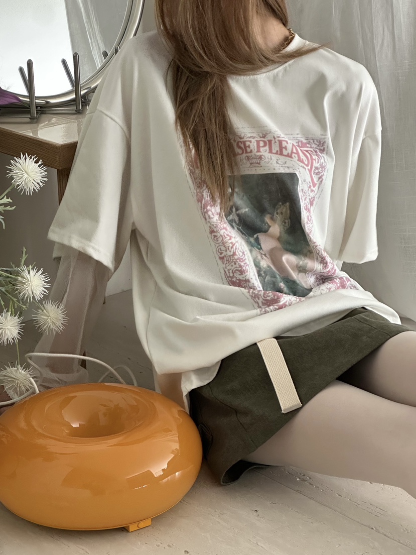 ZEROZERO東大門代購女裝新品時尚職業休閑推薦長袖T恤透視ZEROZERO長袖T恤圖色1