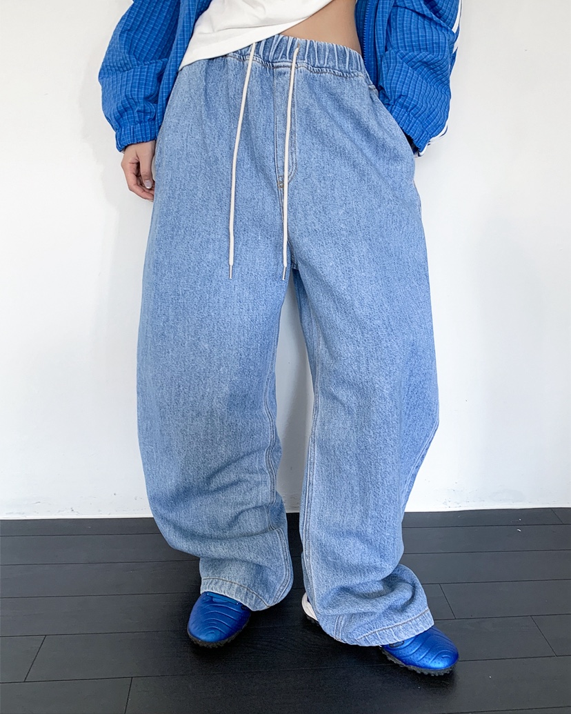 LIVE AID-P東大門直郵女裝新款推薦熱賣牛仔褲寬松牛仔LIVE AID-P牛仔褲