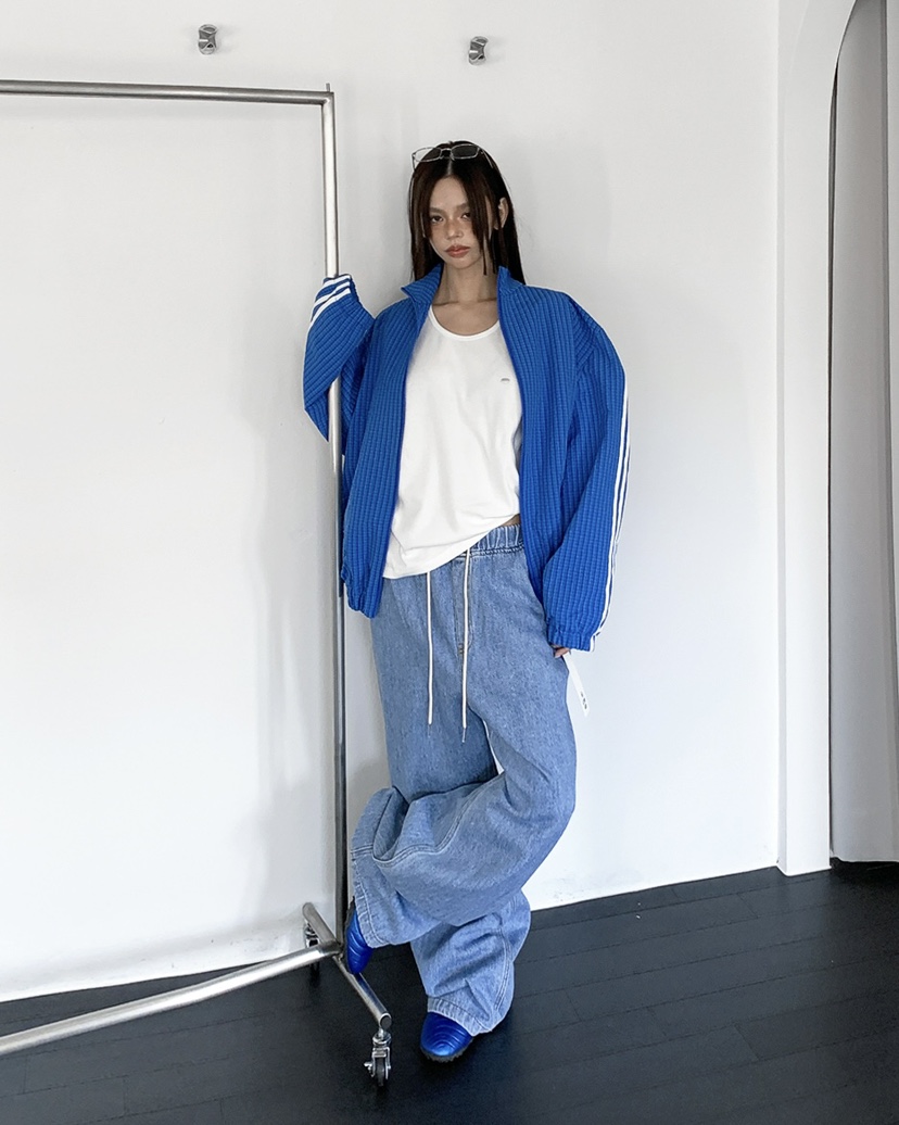 LIVE AID-P東大門直郵女裝新款推薦熱賣牛仔褲寬松牛仔LIVE AID-P牛仔褲