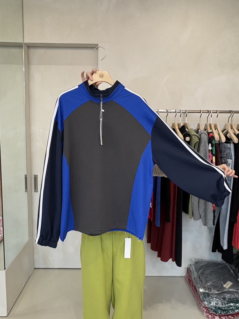 LIVE AID-P東大門實拍女裝新品職業推薦時尚人氣衛衣拉鏈LIVE AID-P衛衣