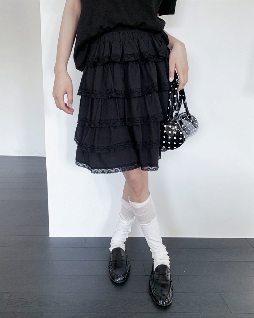 LIVE AID-P東大門實拍女士新品人氣26春夏半身裙中短裙LIVE AID-P半身裙/中短裙