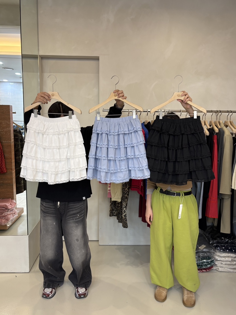 LIVE AID-P東大門實拍女士新品人氣26春夏半身裙中短裙LIVE AID-P半身裙/中短裙