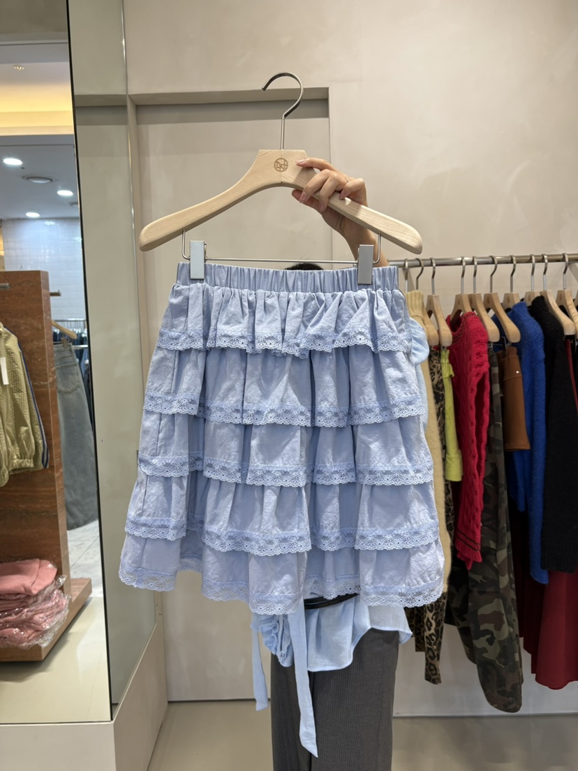 LIVE AID-P東大門實拍女士新品人氣26春夏半身裙中短裙LIVE AID-P半身裙/中短裙圖色1