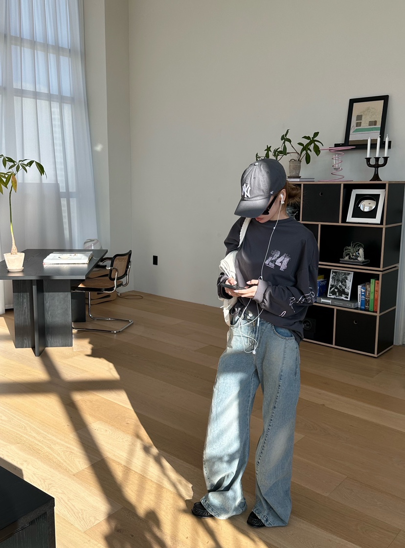 ZEROZERO東大門實拍女士新品人氣26春夏熱賣休閑真品長袖T恤ZEROZERO長袖T恤