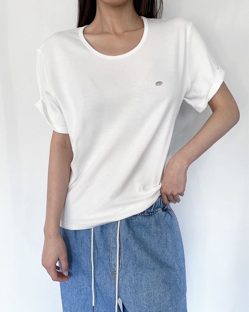 LIVE AID-P韓國直郵女裝新品時尚職業熱賣休閑真品26春夏T恤LIVE AID-PT恤