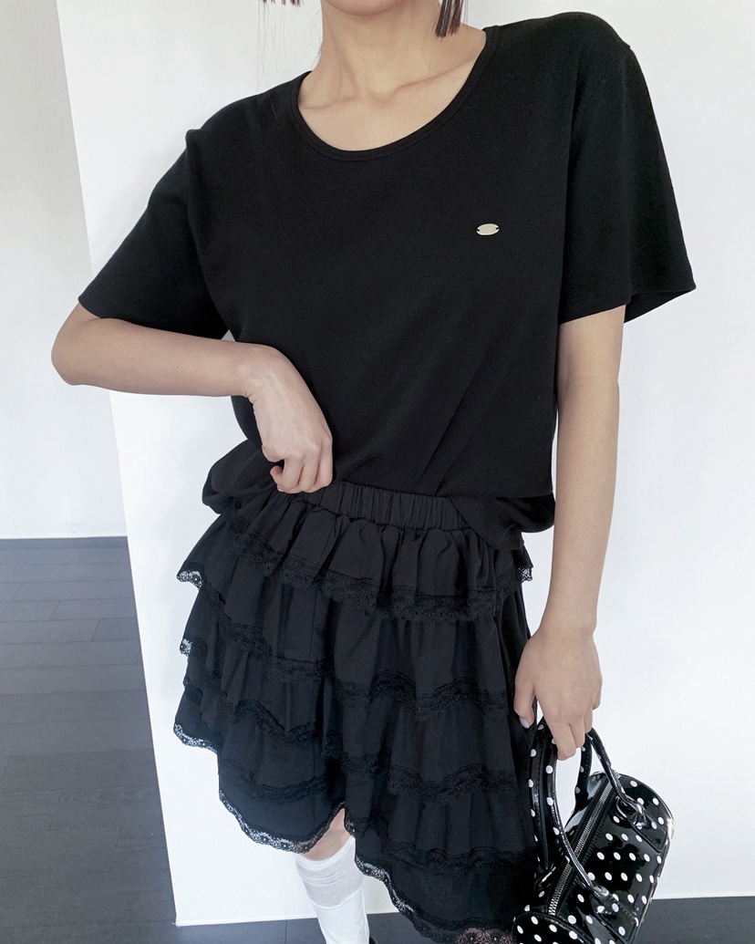 LIVE AID-P韓國直郵女裝新品時尚職業熱賣休閑真品26春夏T恤LIVE AID-PT恤