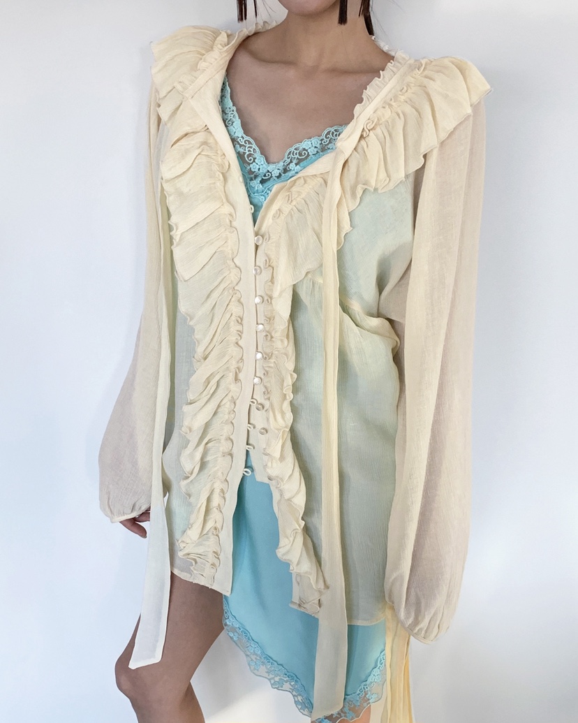 LIVE AID-P東大門直郵女裝新款休閑時尚26春夏襯衫蕾絲衫LIVE AID-P襯衫/蕾絲衫