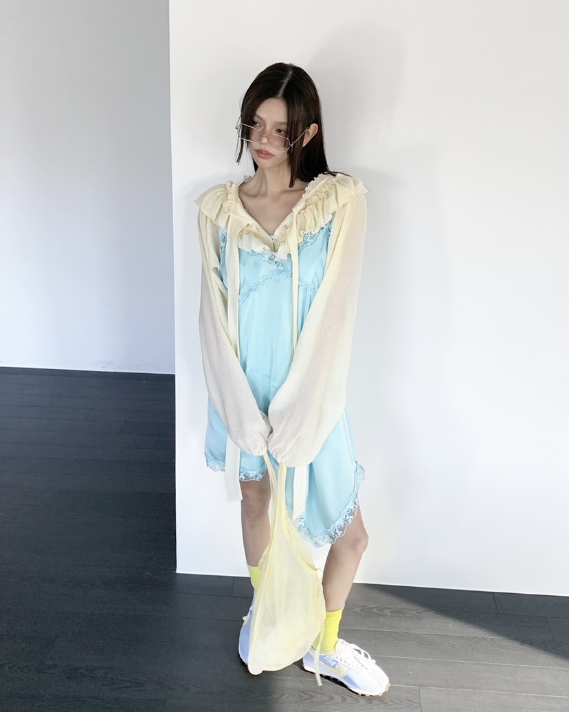 LIVE AID-P東大門直郵女裝新款休閑時尚26春夏襯衫蕾絲衫LIVE AID-P襯衫/蕾絲衫