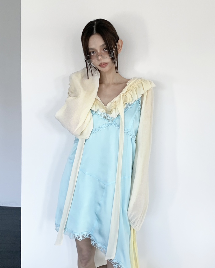 LIVE AID-P東大門直郵女裝新款休閑時尚26春夏襯衫蕾絲衫LIVE AID-P襯衫/蕾絲衫