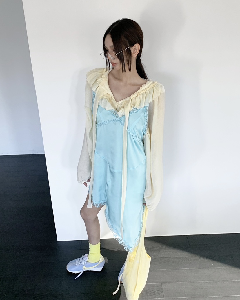 LIVE AID-P東大門直郵女裝新款休閑時尚26春夏襯衫蕾絲衫LIVE AID-P襯衫/蕾絲衫