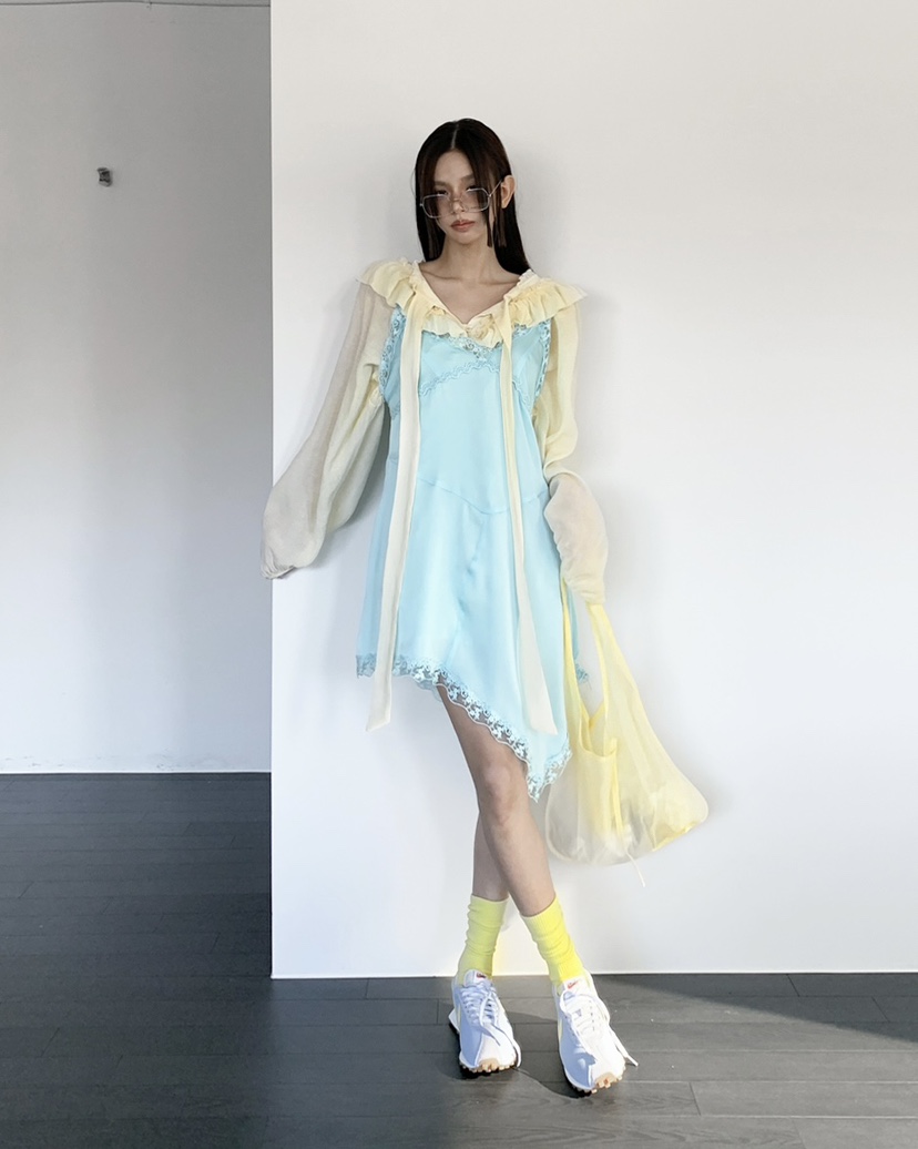 LIVE AID-P東大門直郵女裝新款休閑時尚26春夏襯衫蕾絲衫LIVE AID-P襯衫/蕾絲衫