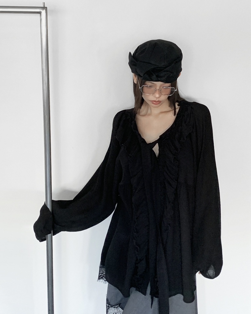 LIVE AID-P東大門直郵女裝新款休閑時尚26春夏襯衫蕾絲衫LIVE AID-P襯衫/蕾絲衫