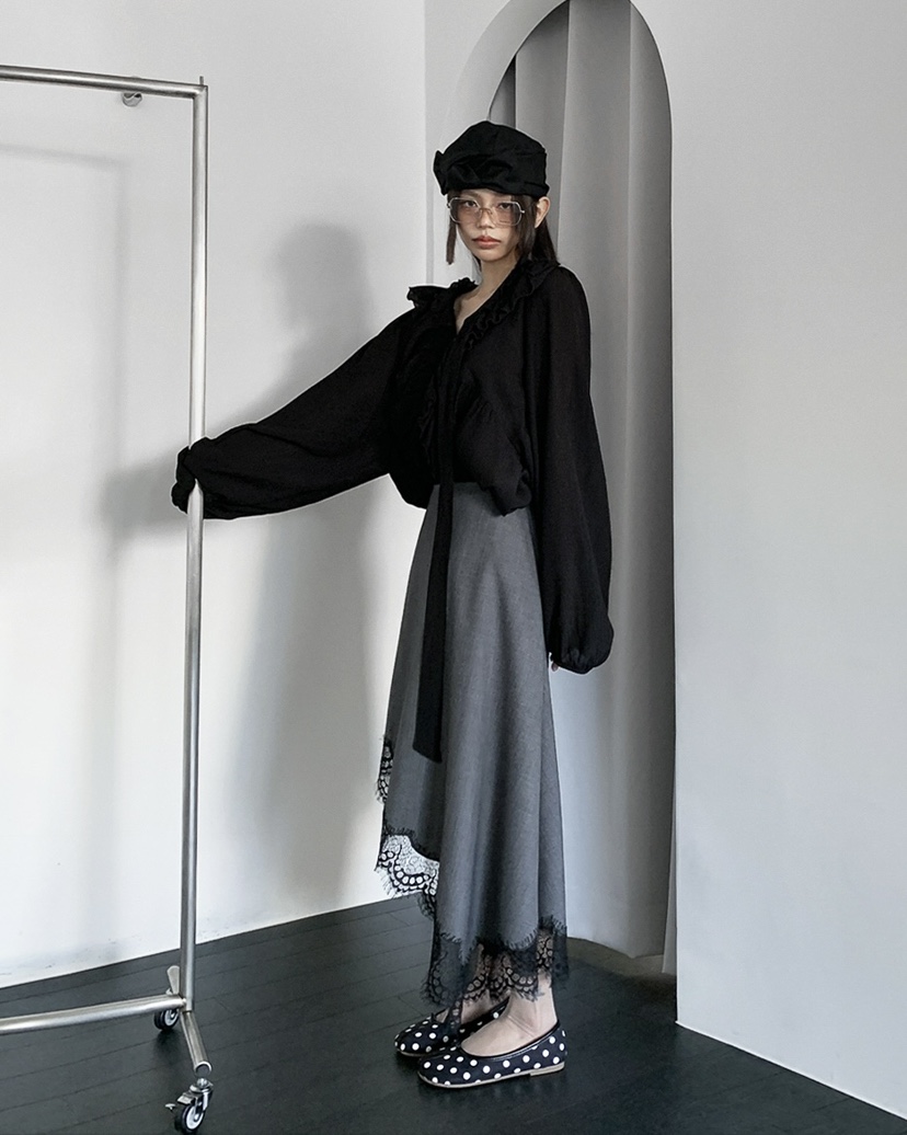 LIVE AID-P東大門直郵女裝新款休閑時尚26春夏襯衫蕾絲衫LIVE AID-P襯衫/蕾絲衫