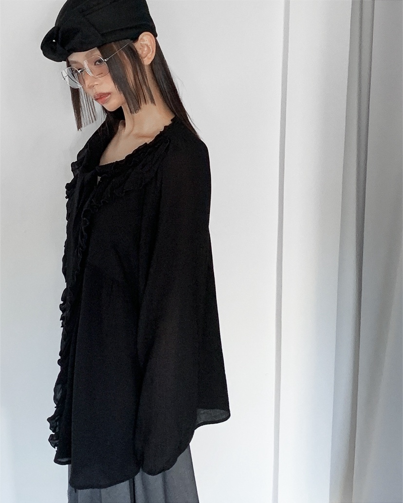 LIVE AID-P東大門直郵女裝新款休閑時尚26春夏襯衫蕾絲衫LIVE AID-P襯衫/蕾絲衫