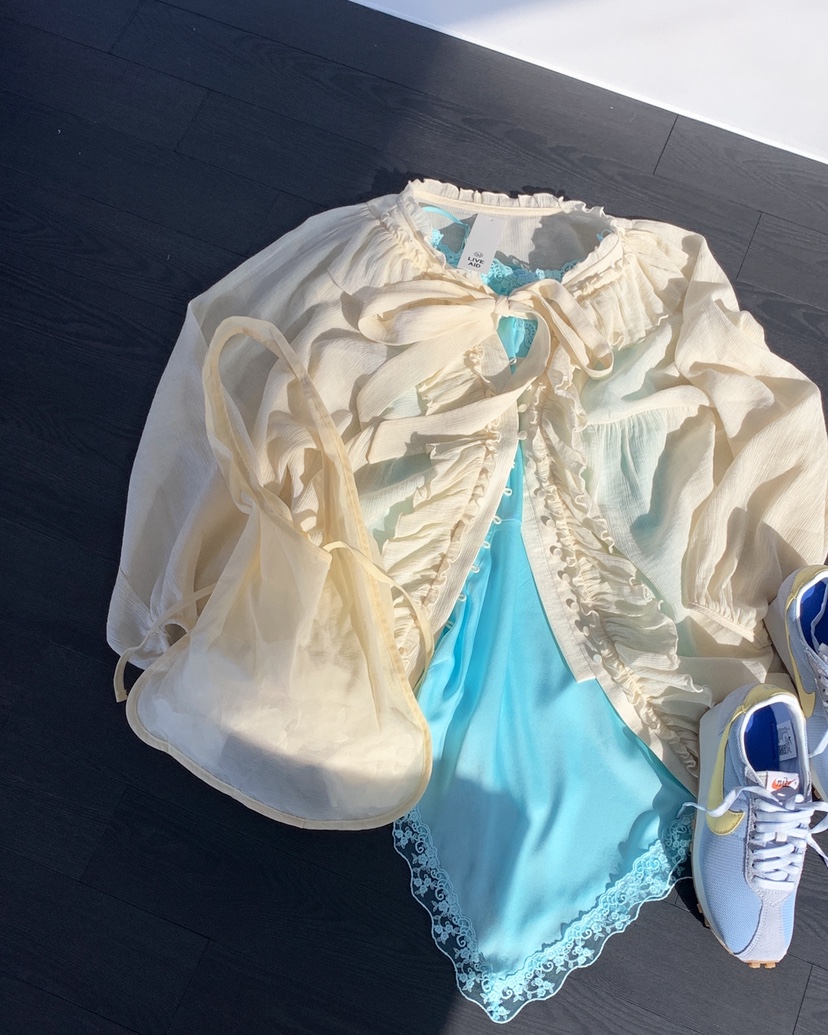 LIVE AID-P東大門直郵女裝新款休閑時尚26春夏襯衫蕾絲衫LIVE AID-P襯衫/蕾絲衫