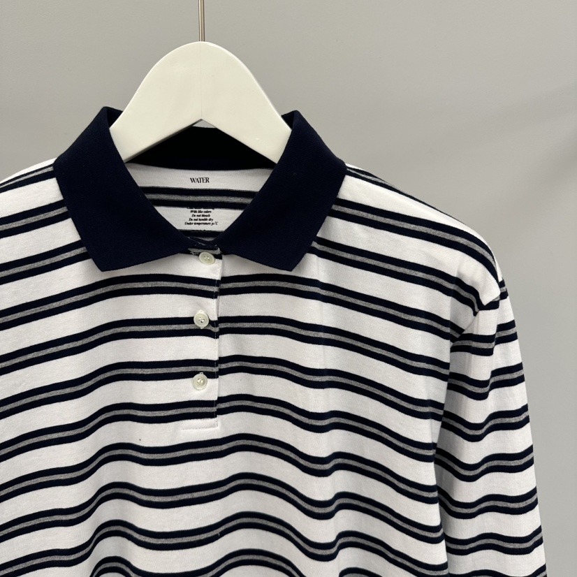 WATER/RIVER東大門實拍女士新品人氣休閑26春夏職業長袖T恤WATER/RIVER長袖T恤