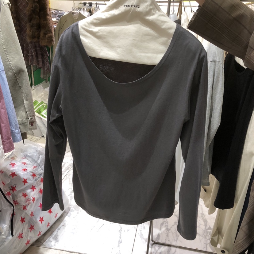 TEMPTING東大門直郵女士新款人氣26春夏時尚職業熱賣長袖T恤TEMPTING長袖T恤圖色3