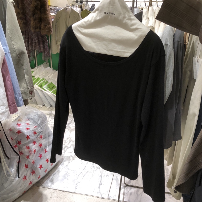 TEMPTING東大門直郵女士新款人氣26春夏時尚職業熱賣長袖T恤TEMPTING長袖T恤圖色4