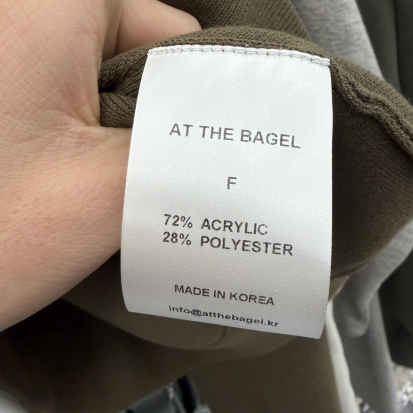 AT THE BAGEL韓國代購女士新款26春夏人氣熱賣時尚衛衣AT THE BAGEL衛衣