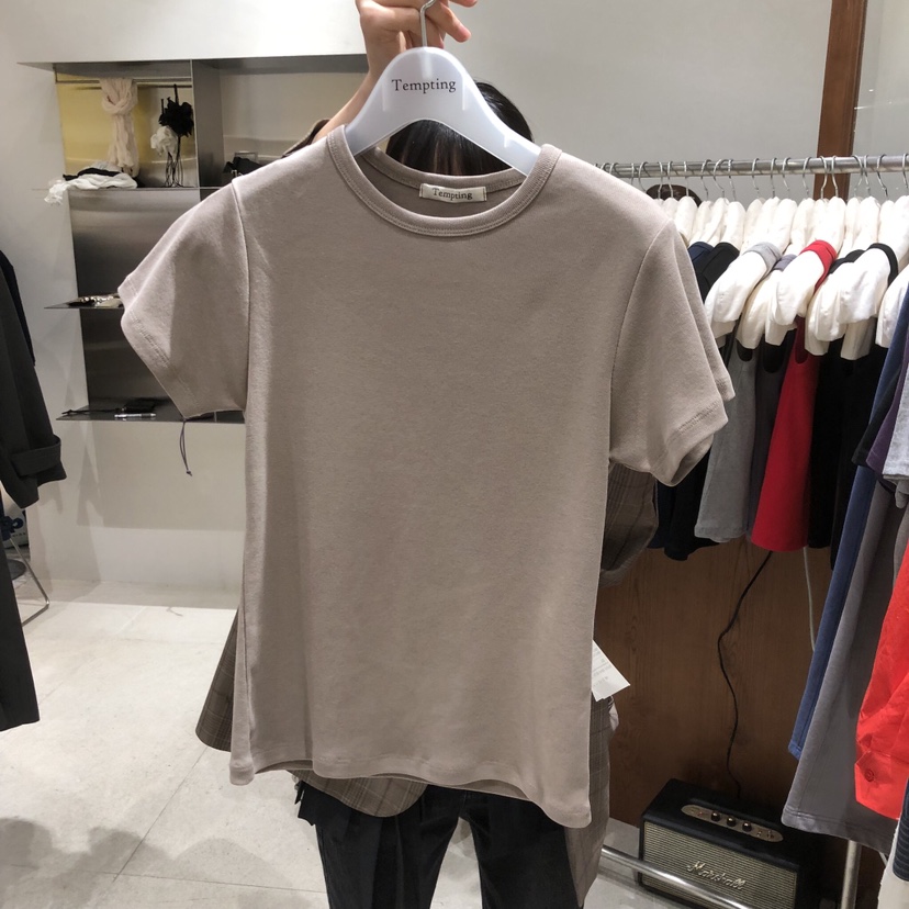 TEMPTING韓國代購女裝新品真品推薦時尚職業26春夏熱賣T恤TEMPTINGT恤圖色3