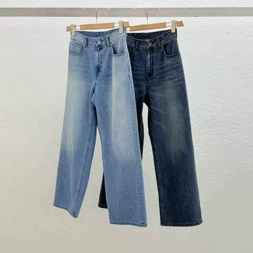 STATEMENT韓國直郵女裝新款推薦人氣26春夏職業真品牛仔褲STATEMENT牛仔褲