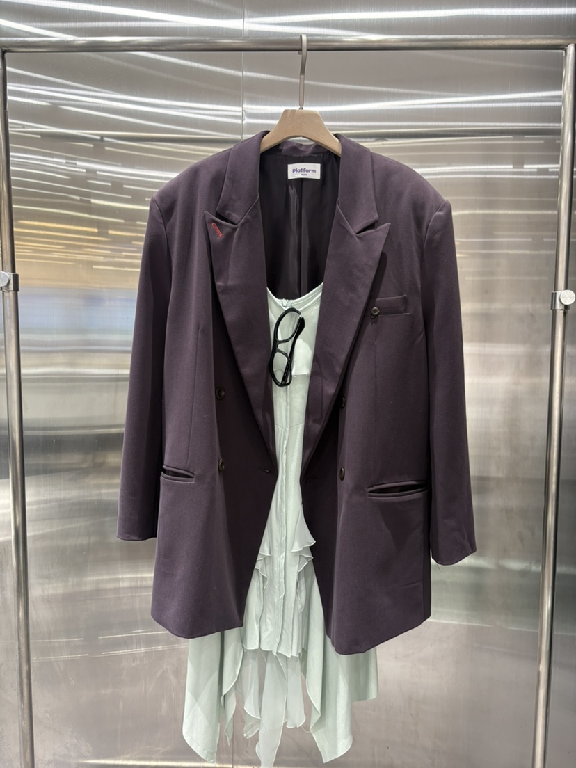 PLATFORM-L韓國代購女裝新品熱賣時尚26春夏休閑職業夾克PLATFORM夾克